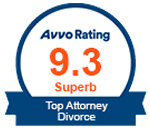 Avvo Rating | 9.3 Superb | Top Attorney Divorce